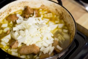 Smothered Pork Chops & Smothered Potatoes: At the Same Time - Creative Cajun Mama - Healthier Ingredients