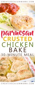 Parmesan Crusted Chicken Bake | A Naturally Low-Carb Meal, Gluten-Free, Keto-Friendly