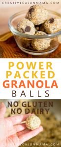 Power-Packed Granola Balls | Creative Cajun Mama