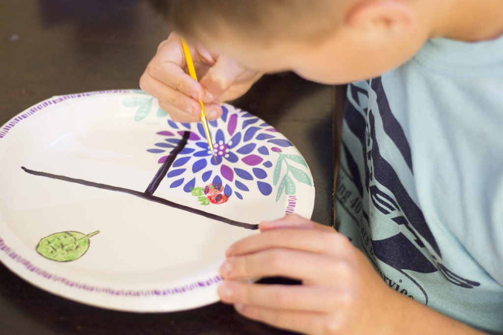 Healthy Plate Art Lesson | Creative Cajun Mama