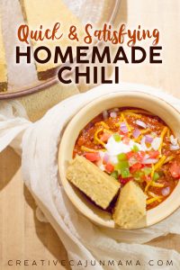 Quick + Satisfying Homemade Chili