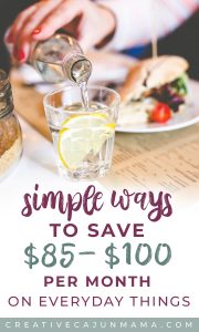 Simple Ways to Save $85-$100 per Month on Everyday Things